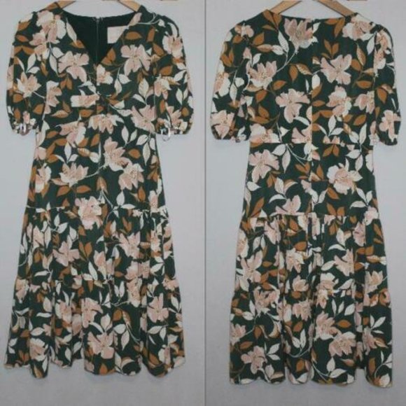 Gal Meets Glam Anthro Tegan Midi Dress H10197 - Picture 10 of 11